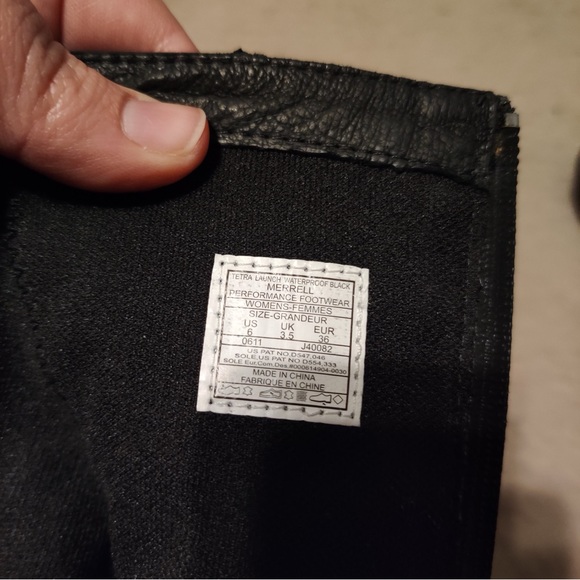 MERRELL Tetra Launch Waterproof Boots Women US 6 Black Leather Mid-Calf Moto Zip - Picture 8 of 9